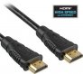 náhled PremiumCord HDMI High Speed + Ethernet kabel, zlacené konektory, 1,5m
