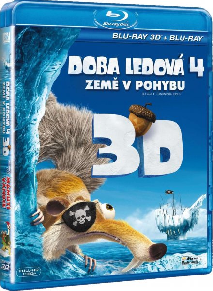 detail Doba ľadová: Zem v pohybe 3D + 2D + Mamutie Vianoce 3D - Blu-ray (3BD)