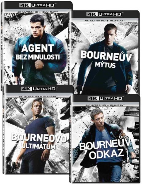 detail Kolekcia 4 filmov Bourne - 4K Ultra HD Blu-ray + Blu-ray (8BD)