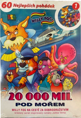 Willy Fog - 20 000 mil pod mořem - Kolekce 4 DVD pošetky