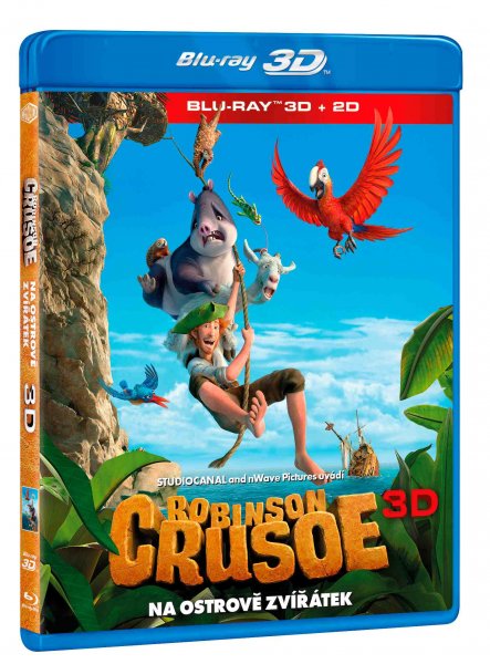 detail Robinson Crusoe: Na ostrově zvířátek - Blu-ray 3D + 2D (1 BD)