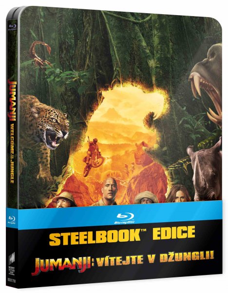 detail Jumanji: Vítejte v džungli! - Blu-ray Steelbook (International artwork)