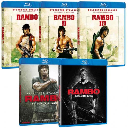 Rambo kolekce 1 - 5 Blu-ray (5BD)