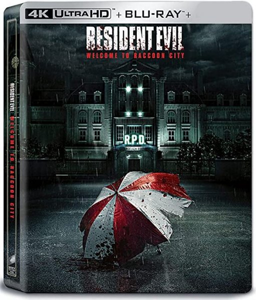 detail Resident Evil: Raccoon City - 4K ultra HD Blu-ray + Blu-ray 2BD Steelbook