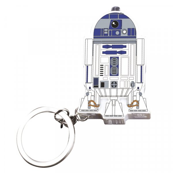 detail Prívesok na kľúče R2-D2 svietiaci