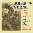 nahlad Verne, J. - Komplet 5 CD (Cesta kolem světa za 80 dní, 20000 mil pod mořem)
