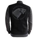 nahlad Bunda Game of Thrones - Stark - pánská, černo-šedá L