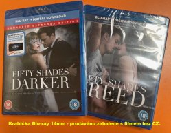 Škatuľka Blu-ray na 1 disk - modrá (14 mm)