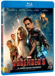 Iron Man 3 - Blu-ray (maďarský obal)