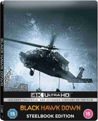 Čierny jastrab zostrelený - 4K UHD + Blu-ray (predlžená a kinová verzia) Steelbook