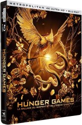 Hry o život: Balada o hadoch a vtáčatkách - 4K UHD + BD Steelbook (bez CZ)