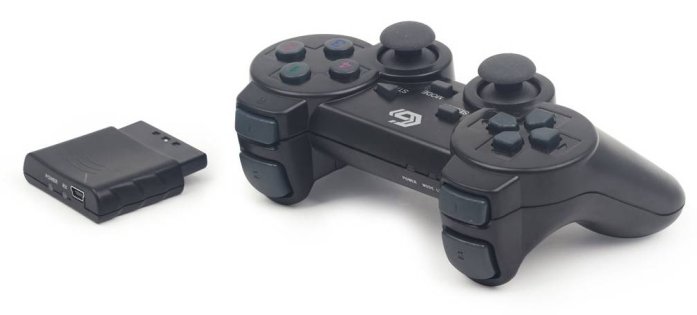 detail GEMBIRD Joy Gamepad JPD-WDV-01, vibrační, bezdrátový, PC/PS2/PS3, USB