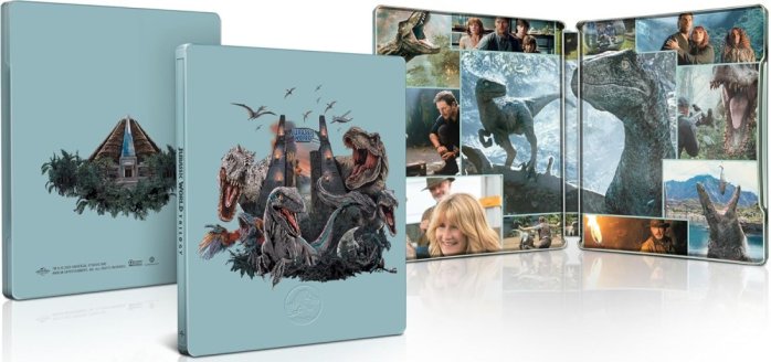 detail Jurský svet trilógia 4-6 - Limited Edition Steelbook 4K Ultra HD Blu-ray