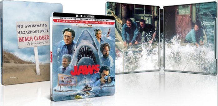 detail Čeľuste - 4K Ultra HD Blu-ray Steelbook 50th Anniversary (bez CZ)