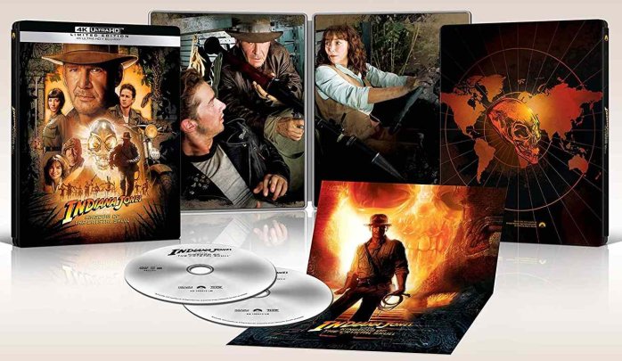 detail Indiana Jones a Kráľovstvo krištáľovej lebky - 4K UHD BD + BD Steelbook (bez CZ)