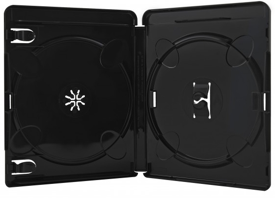 detail Krabička Blu-ray UHD na 2 disky - čierna 15mm