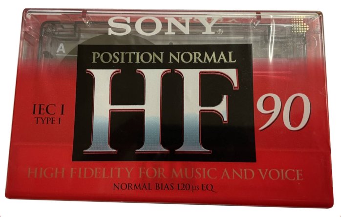 detail Audiokazeta SONY HF 90 min. Normal Bias