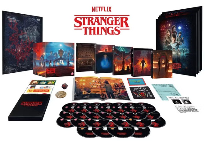 detail Stranger Things Seasons 1-5 Collection DELUXE EDITION - 4K UHD BD (bez CZ)
