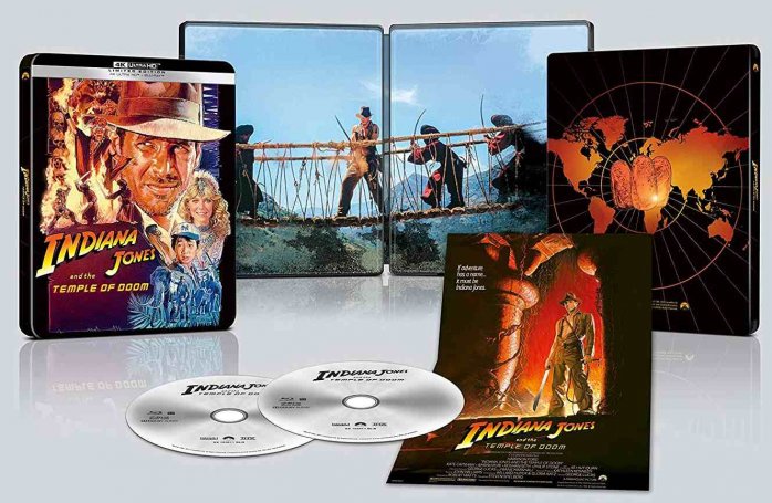 detail Indiana Jones a Chrám zkázy - 4K UHD + Blu-ray Steelbook (bez CZ)