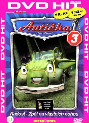 detail Autíčka 3 - DVD pošetka