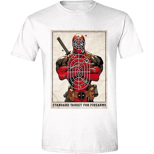 detail Tričko Deadpool - pánské - bílé - L
