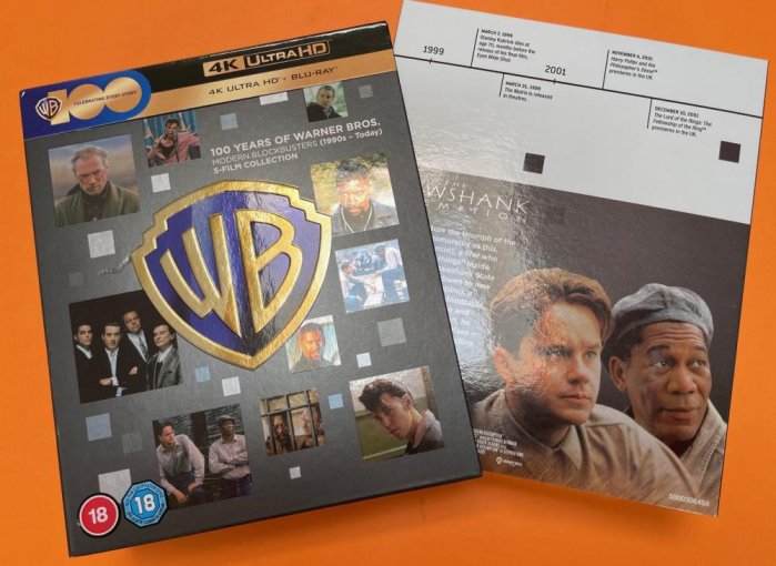 detail 100 rokov Warner Bros. - kolekcia piatich moderných trhákov - 4K UHD Blu-ray