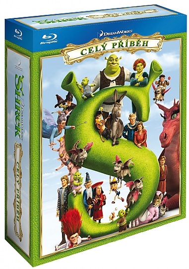 detail Shrek kolekce 4 BD - Blu-ray