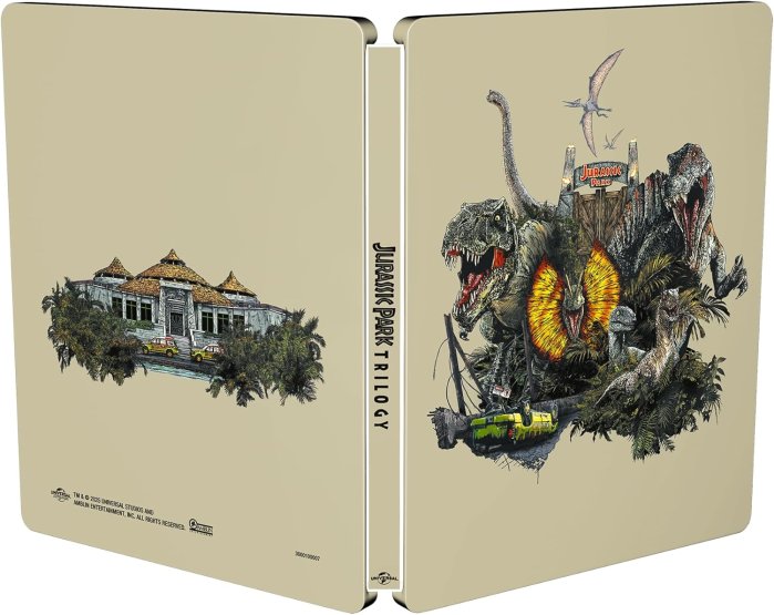 detail Jurský park trilógia 1-3 - Limited Edition Steelbook 4K Ultra HD Blu-ray (bez CZ)