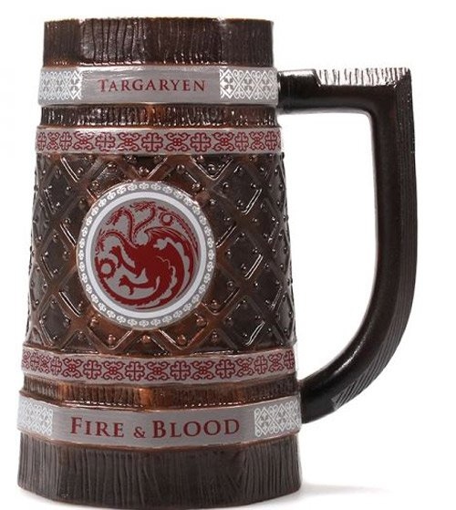 detail Keramický korbel - Game of Thrones - Targaryen 900ml