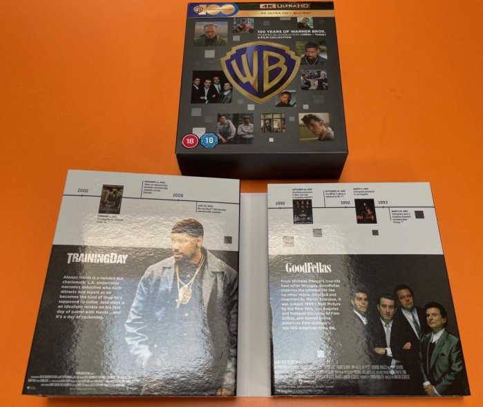 detail 100 rokov Warner Bros. - kolekcia piatich moderných trhákov - 4K UHD Blu-ray