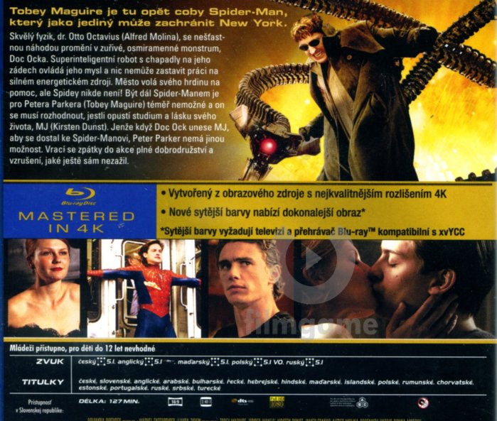 detail Spider-Man 2 - Blu-ray (Mastered in 4K)
