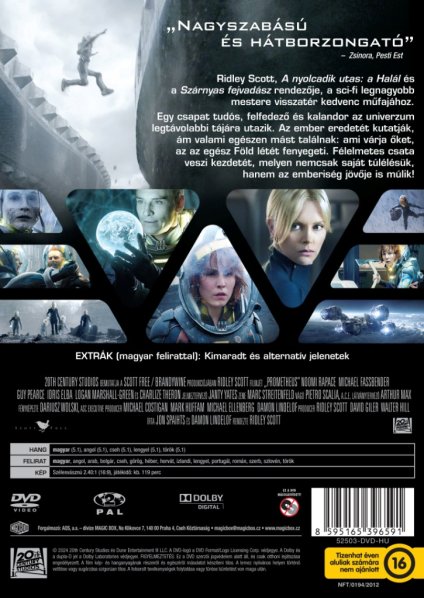 detail Prometheus - DVD (maďarský obal)