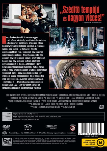 detail Pravdivé lži - DVD (maďarský obal)