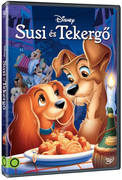 detail Lady a Tramp - DVD (maďarský obal)