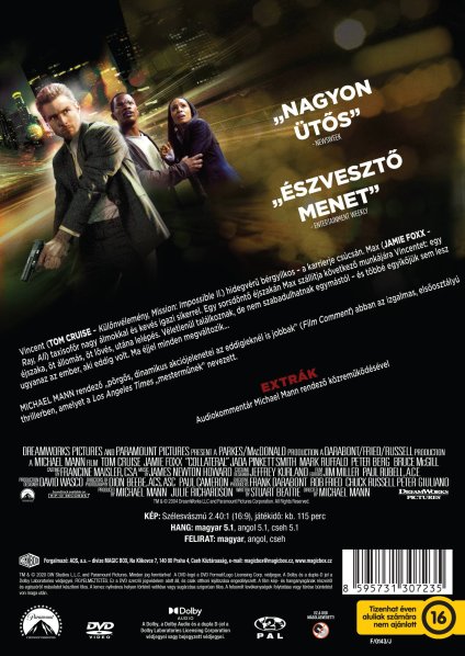 detail Collateral - DVD (maďarský obal)
