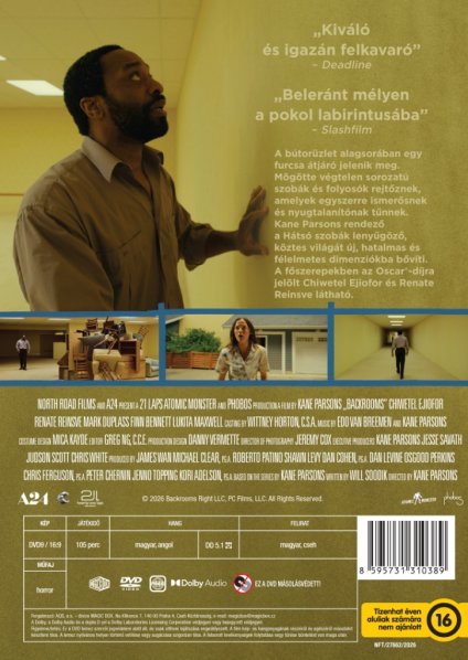 detail Backrooms: Za stenou - DVD (maďarský obal)