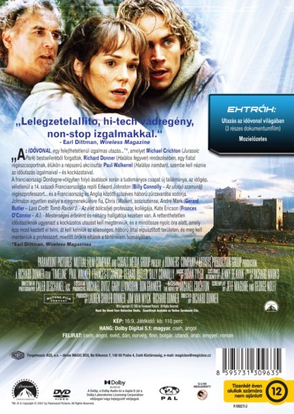 detail Prúd času - DVD (maďarský obal)