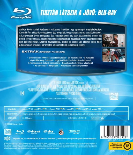 detail Sám doma - Blu-ray (maďarský obal)