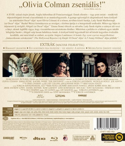 detail Favoritka - Blu-ray (maďarský obal)