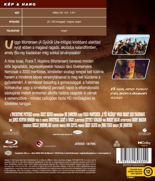 detail Oceán ohňa - Blu-ray (maďarský obal)