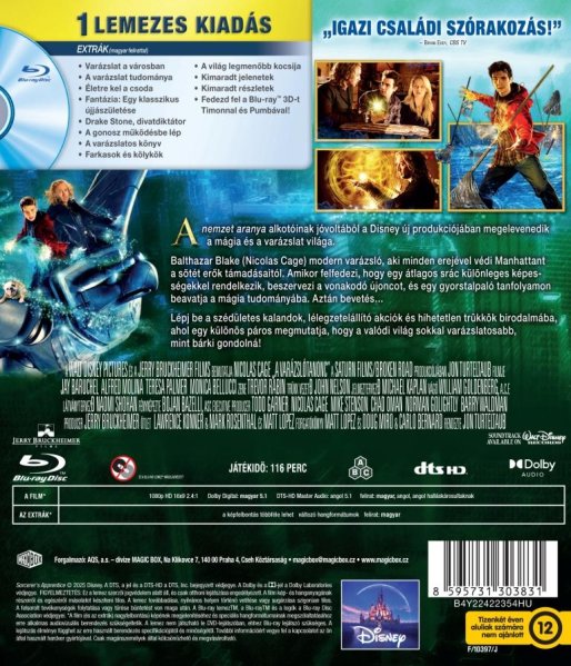 detail Čarodejov učeň - Blu-ray (maďarský obal)