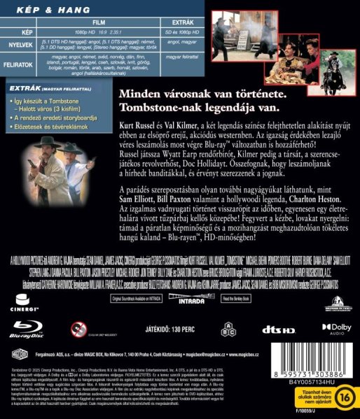 detail Tombstone - Blu-ray (maďarský obal)
