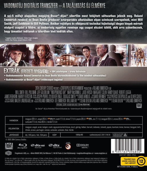 detail Deň nezávislosti (pôvodná a predĺžená verzia) - Blu-ray