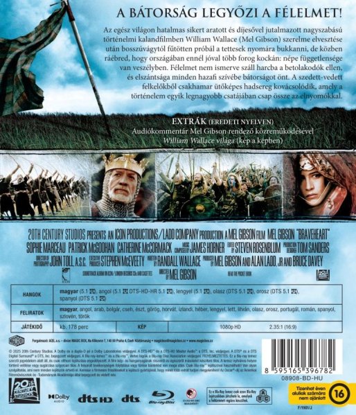 detail Statočné srdce - Blu-ray (maďarský obal)