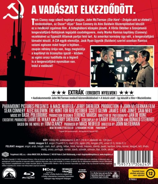 detail Honba na ponorku - Blu-ray (maďarský obal)