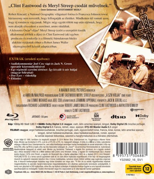 detail Madisonské mosty - Blu-ray (maďarský obal)
