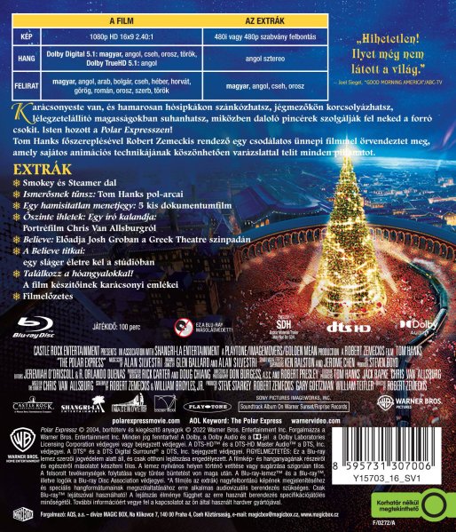 detail Polárny expres - Blu-ray (maďarský obal)