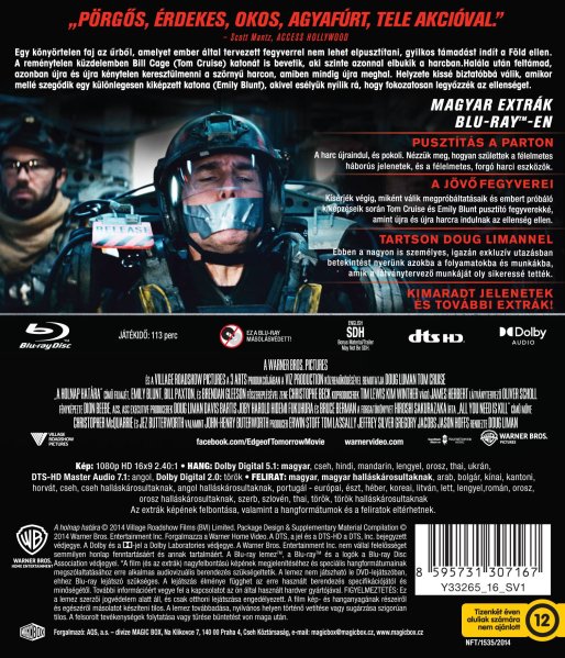 detail Na hrane zajtrajška - Blu-ray (maďarský obal)