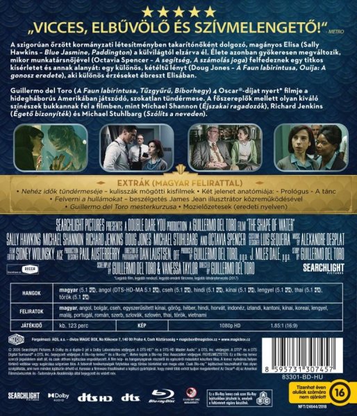 detail Podoba vody - Blu-ray (maďarský obal)