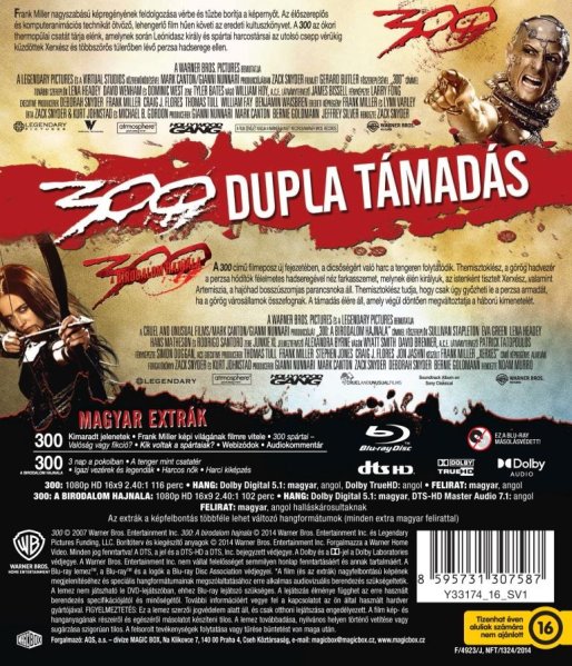 detail 300 / 300: Vzostup impéria kolekcia - Blu-ray 2BD (maďarský obal)